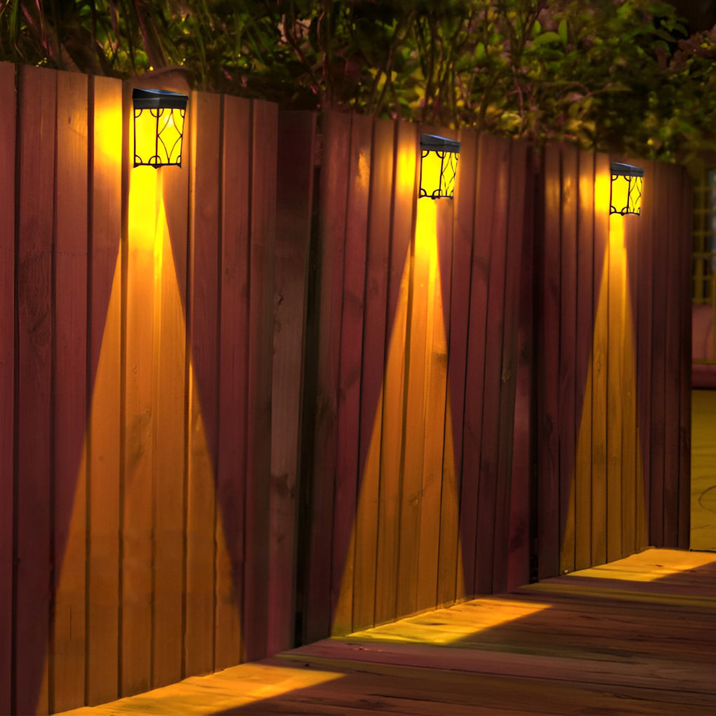 White LED RGB Intelligent Sensor ABS Outdoor Wall Lights