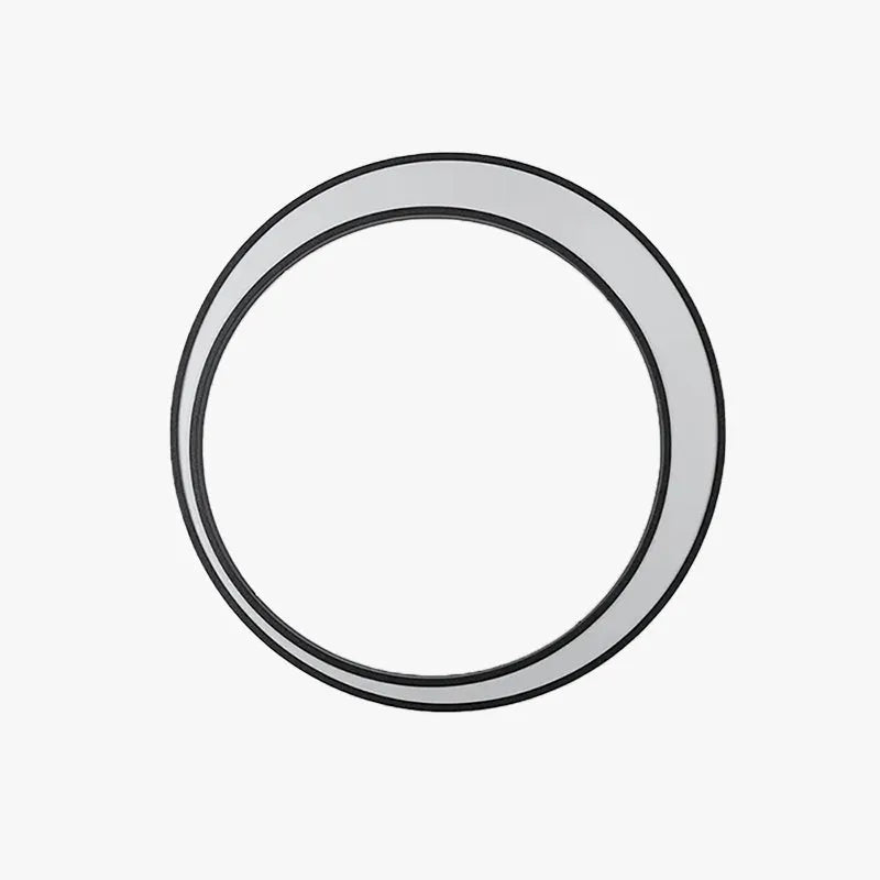 Ray Art Deco Ring Metal Lunar Glow Outdoor Wall Light - Neutral Decor