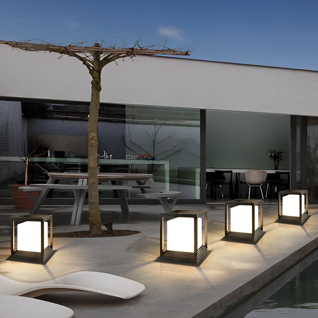 Roberta Minimalist LED Modern Outdoor Fence Post Lights