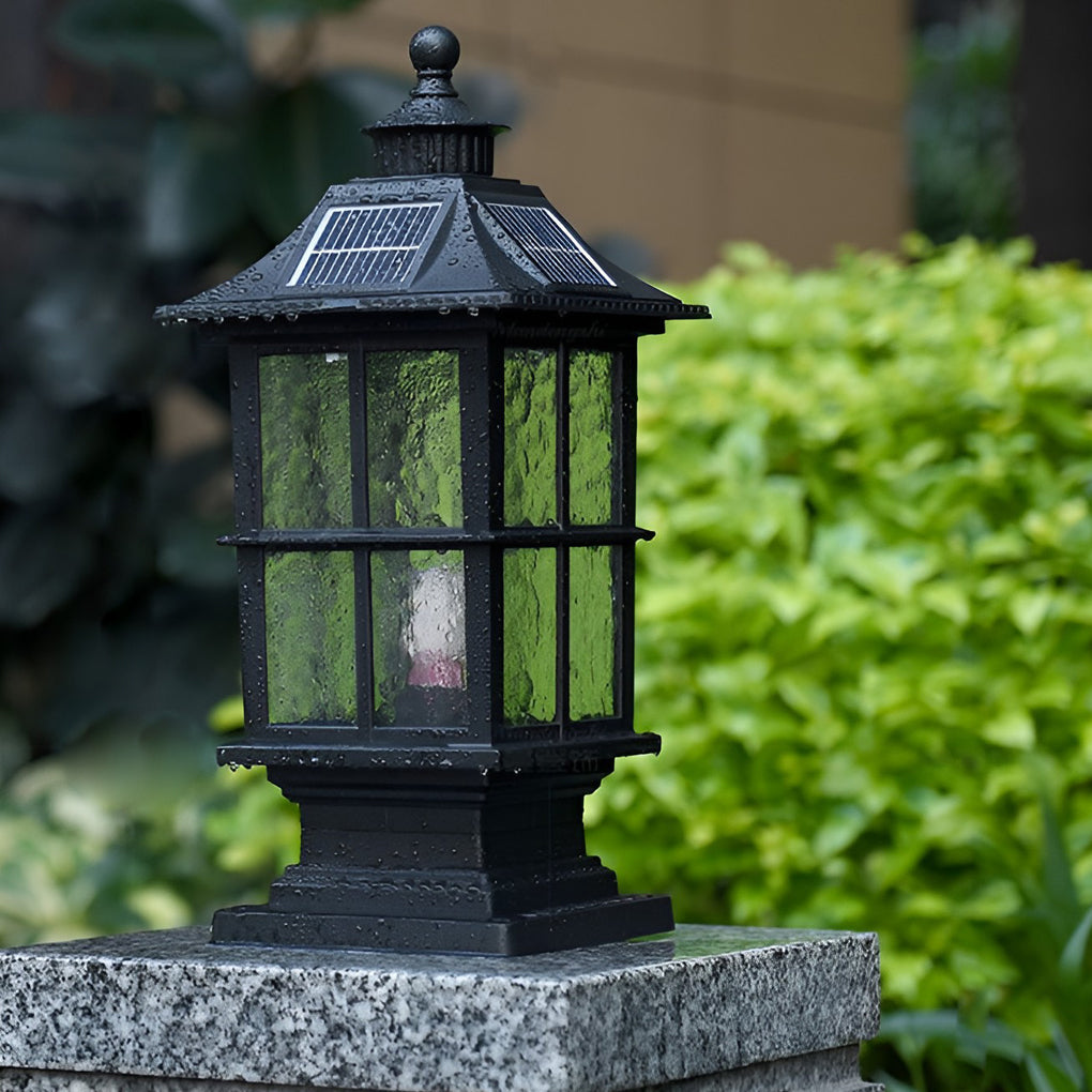 Blyth LED Modern Solar Outdoor Post Caps Light