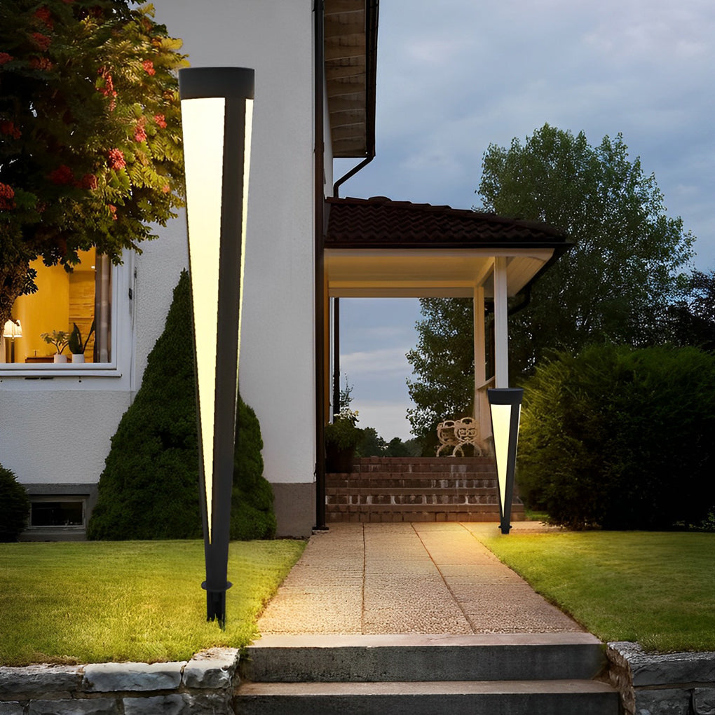 Prtty Round Solar LED Outdoor Lawn Lamp