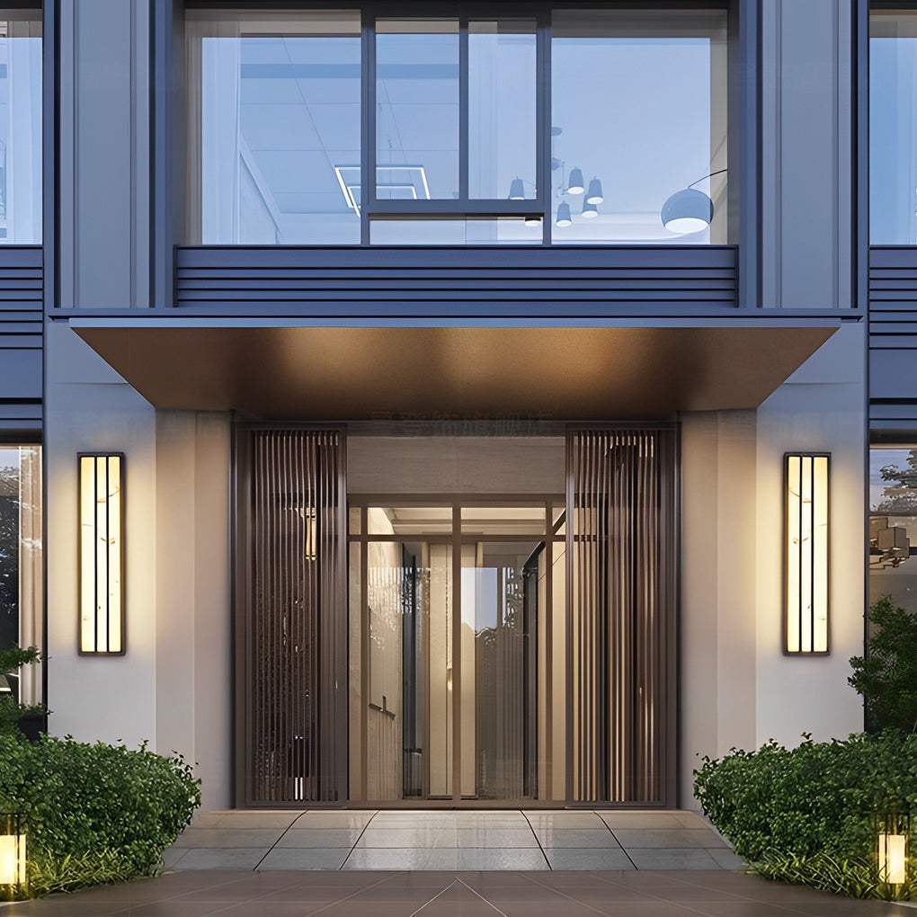 Peacul Minimalist LED Modern Resin Outdoor Wall Light