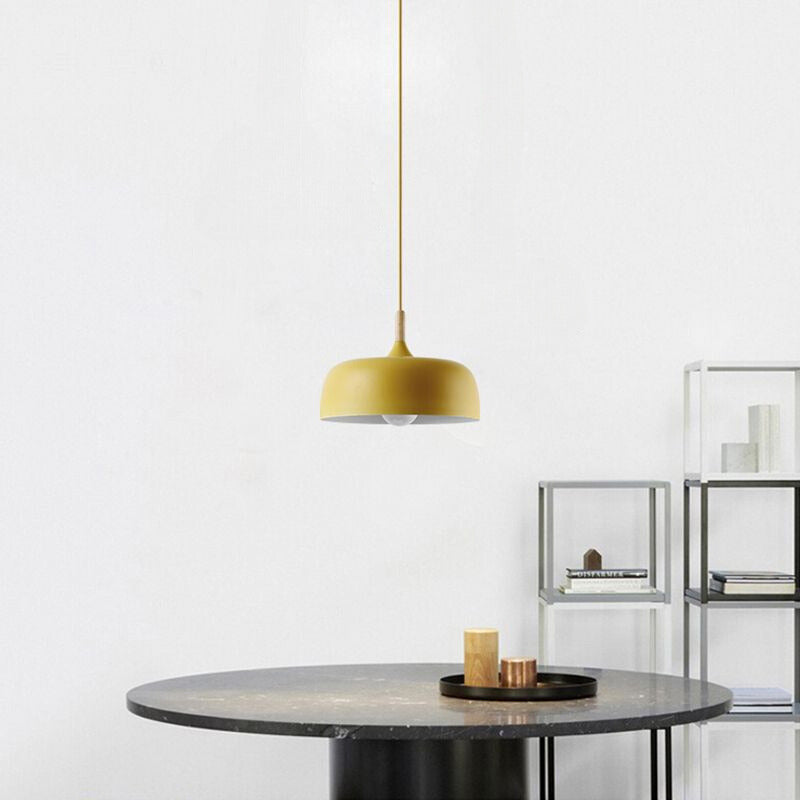 Aria Modern Pendant Light Dome Macaron Dining Room - Neutral Decor