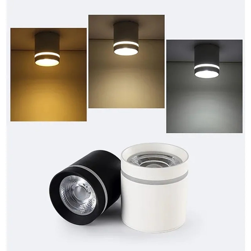 Aria Ceiling Light Mini Modern, White/Black, Bedroom/Living Room - Neutral Decor