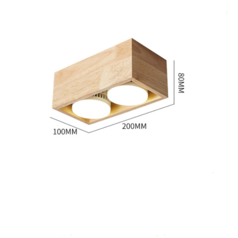 Muto Ceiling Light No Main Light, Wood - Neutral Decor