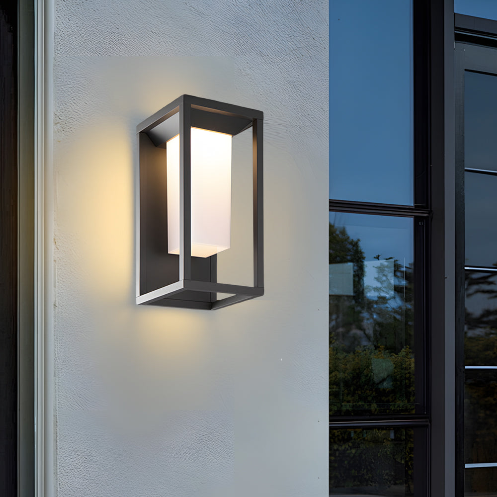 Phili LED Solar Modern Square Outdoor Wall Lights