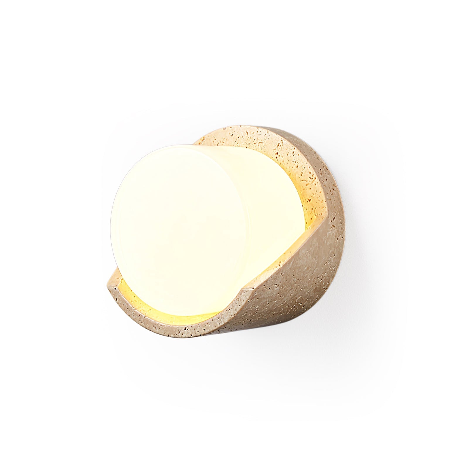 Quendis Travertine Wall Light-Neutral Decor