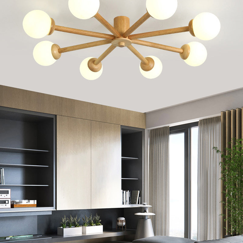Muto Ceiling Light, Dimmable 6/8 Head - Neutral Decor