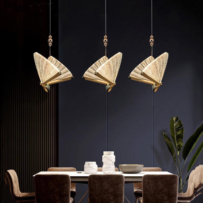 Arisha Art Deco Butterfly Pendant Light, 2 Color - Neutral Decor