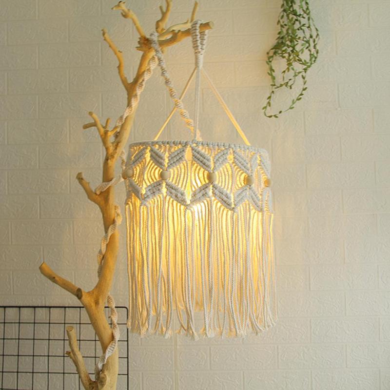 Ritta Pendant Light, 7 Style, Cotton Rope - Neutral Decor