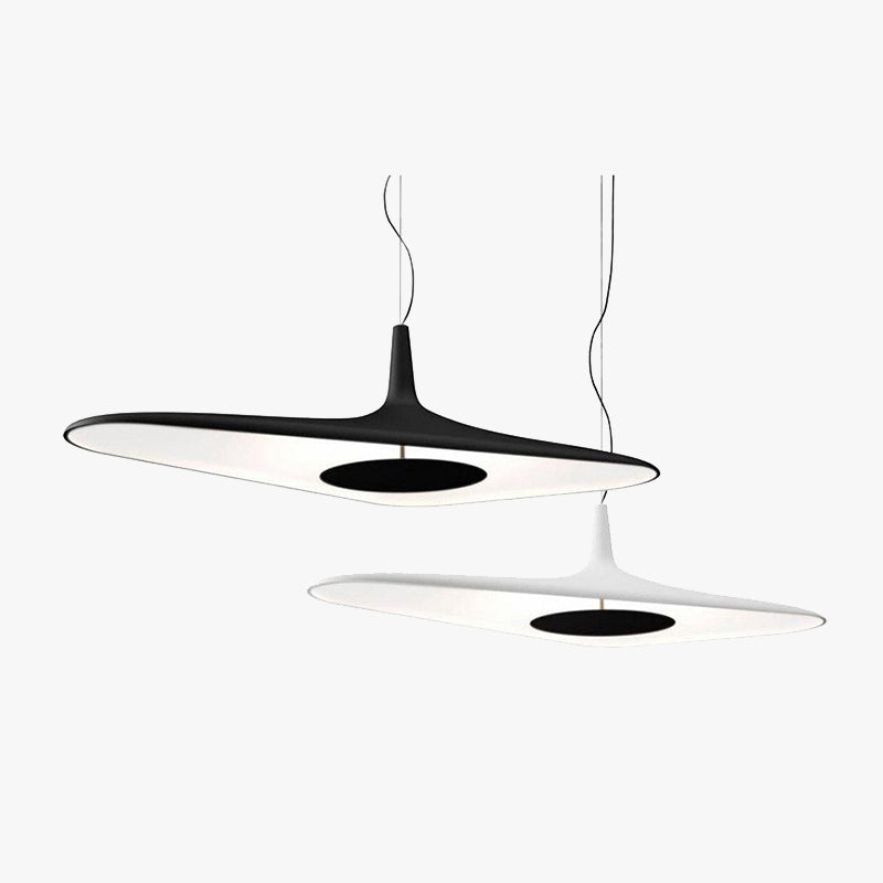 Arisha Modern Minimalist ResinCreative Pendant Light, Black/White - Neutral Decor