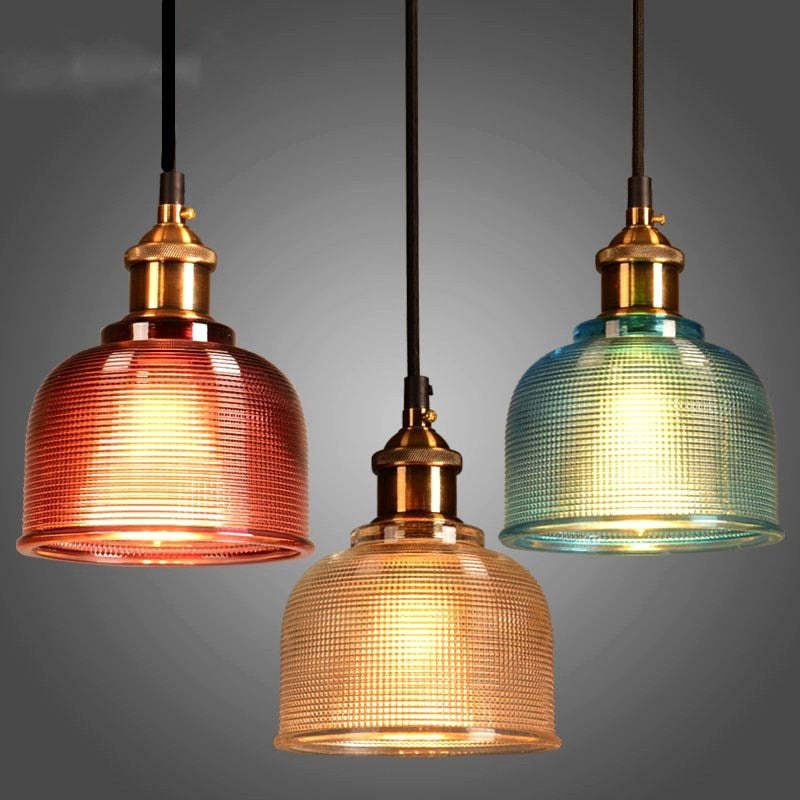 Valentina Glass Art Deco Pendant Lights,Colorful - Neutral Decor
