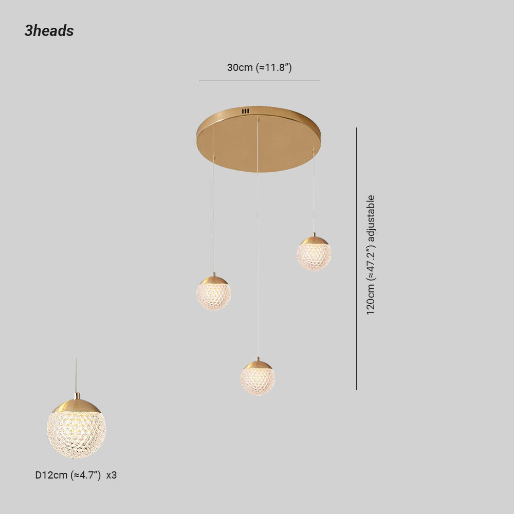 Arisha Multi Staircase Modern Art Deco Pendant Light, Gold - Neutral Decor
