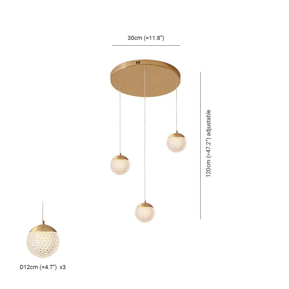 Arisha Multi Staircase Modern Art Deco Pendant Light, Gold - Neutral Decor
