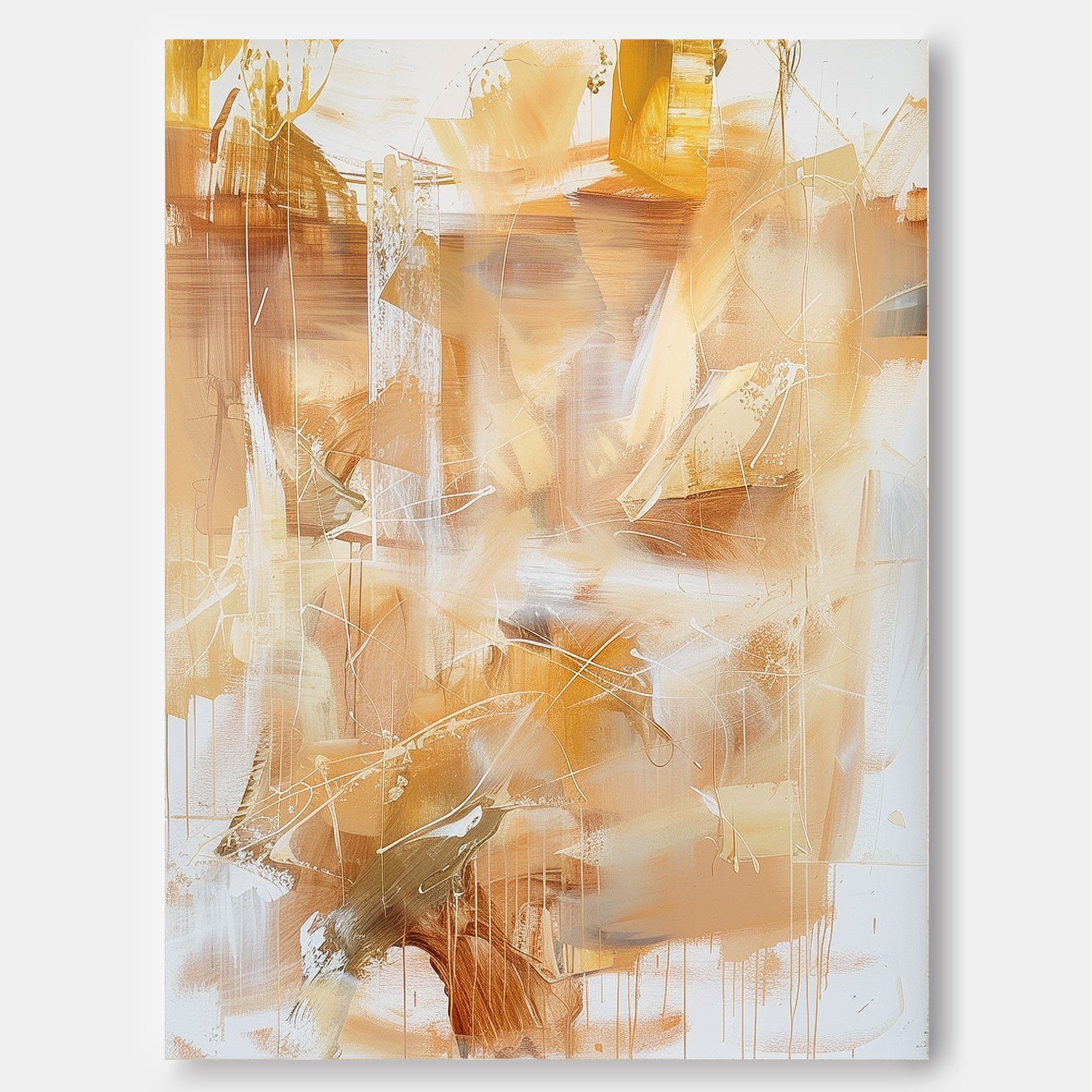 Abstract Canvas Art AB568 - Neutralighting