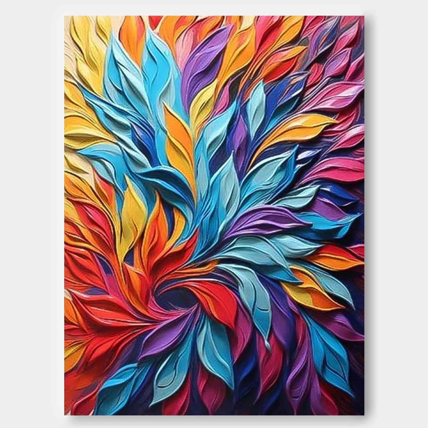 Abstract Canvas Art AB562 - Neutralighting