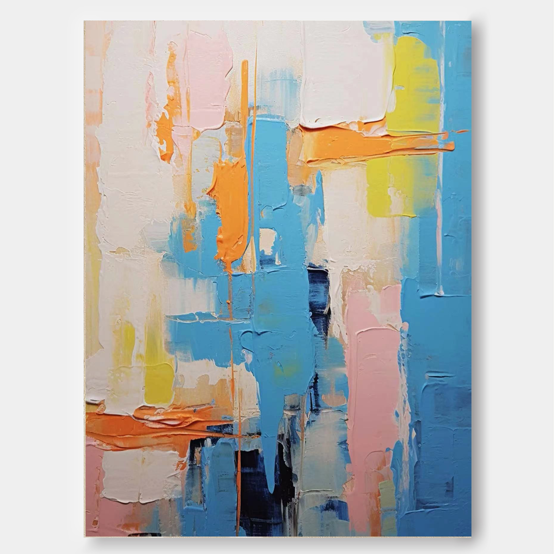 Abstract Canvas Art AB039 - Neutralighting
