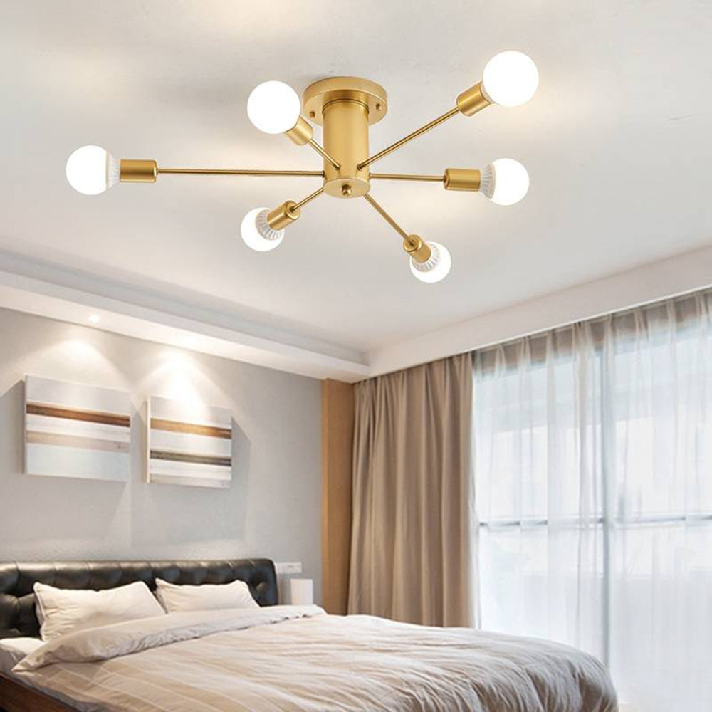Silva Modern Simple Flush Mount Ceiling Light, 6/8/10 Heads - Neutral Decor