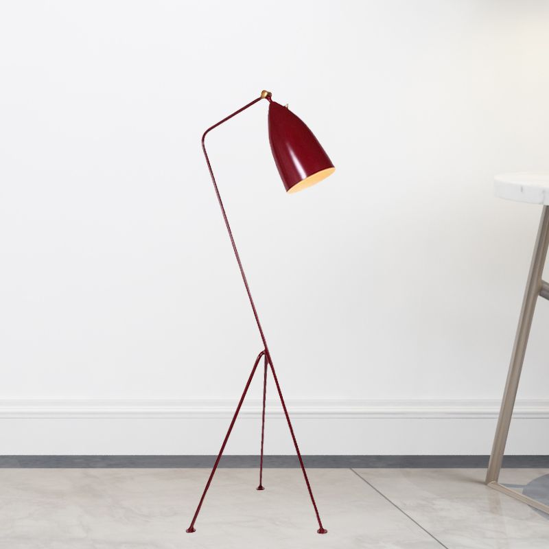 Morandi Modern Metal Cup Black Floor Lamp, Multi Colors - Neutral Decor