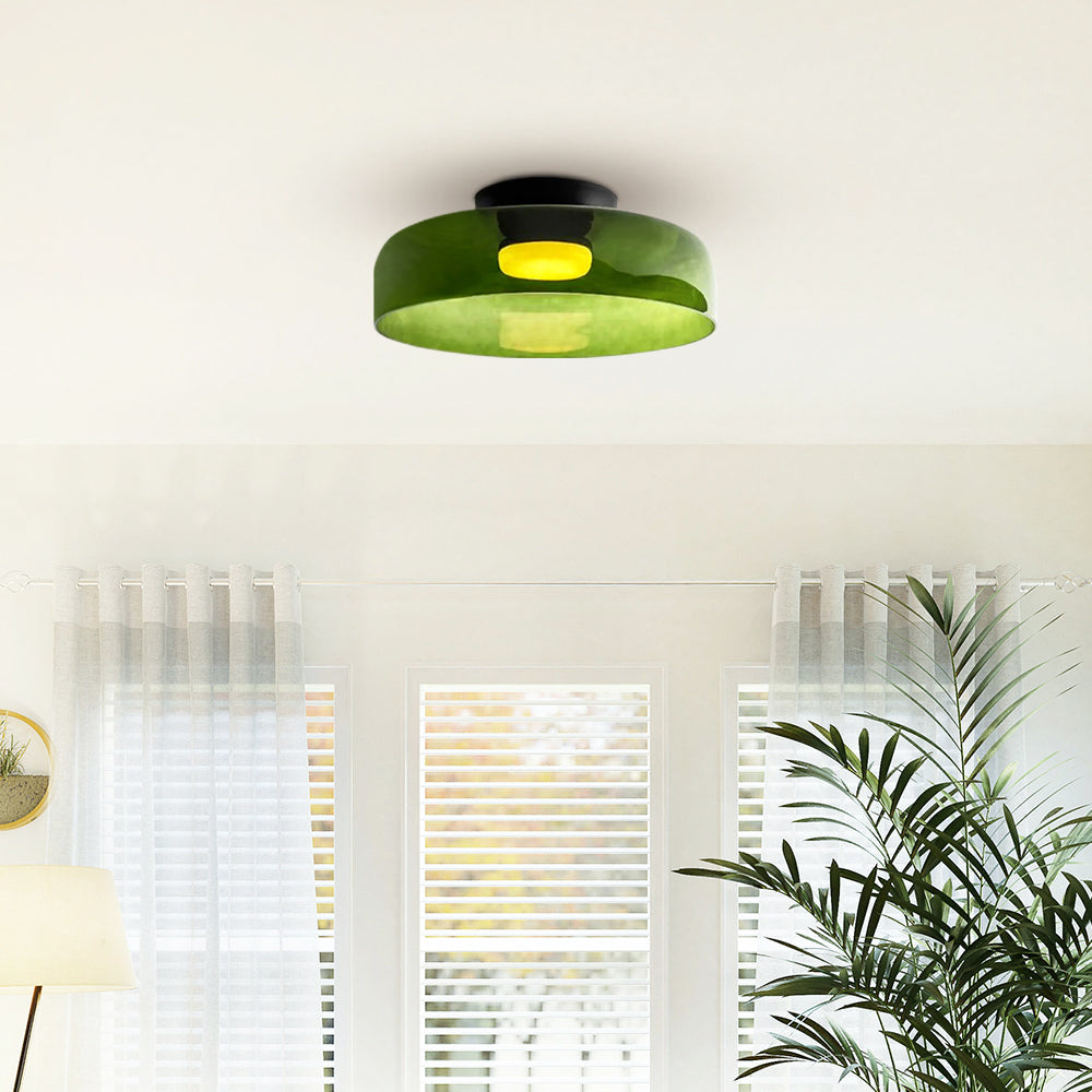 Aria Modern Simple Creative Glass Flush Mount Ceiling Light - Neutral Decor