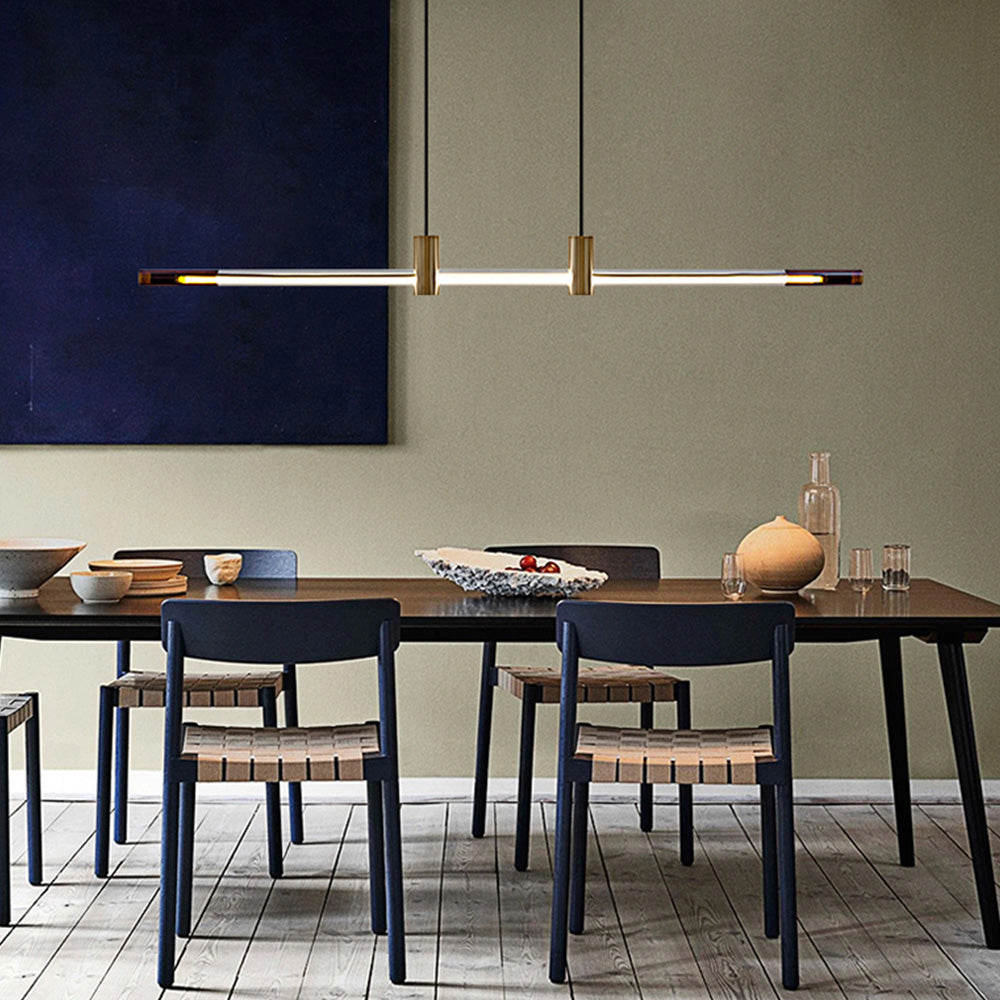 Arisha Minimalist Linear Dining Room/Bar Pendant Light - Neutral Decor