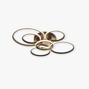 Arisha LED Ceiling Light Circle Ring, Black & White - Neutral Decor