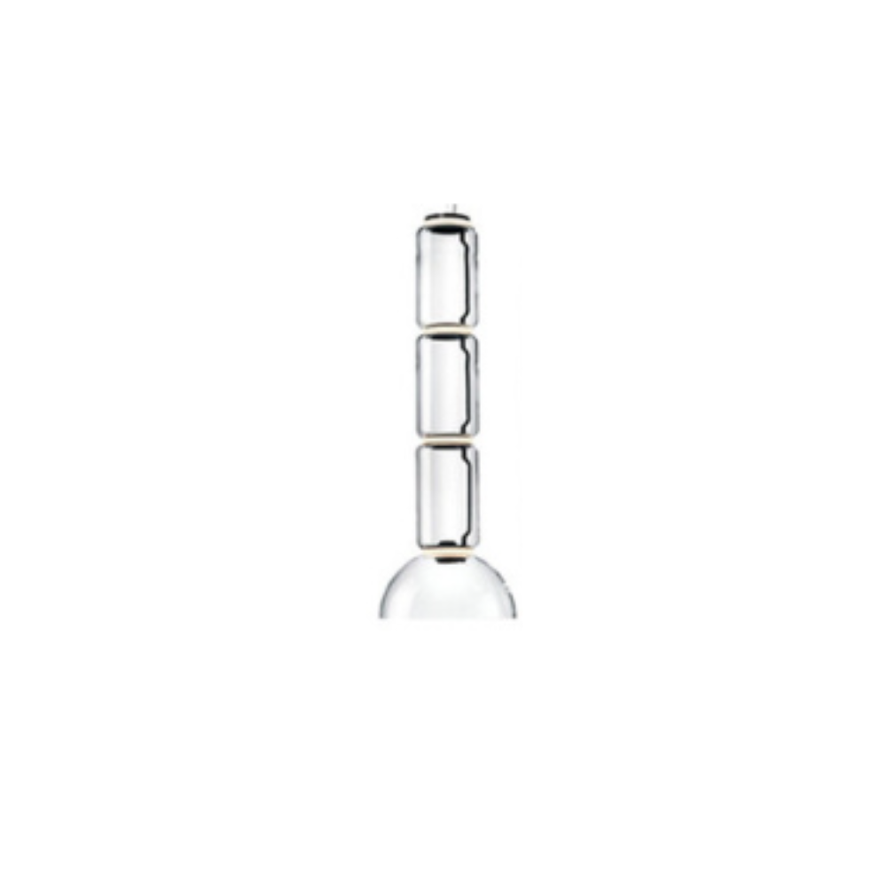 Valentina Minimalist Combination Glass Pendant Light, Clear - Neutral Decor