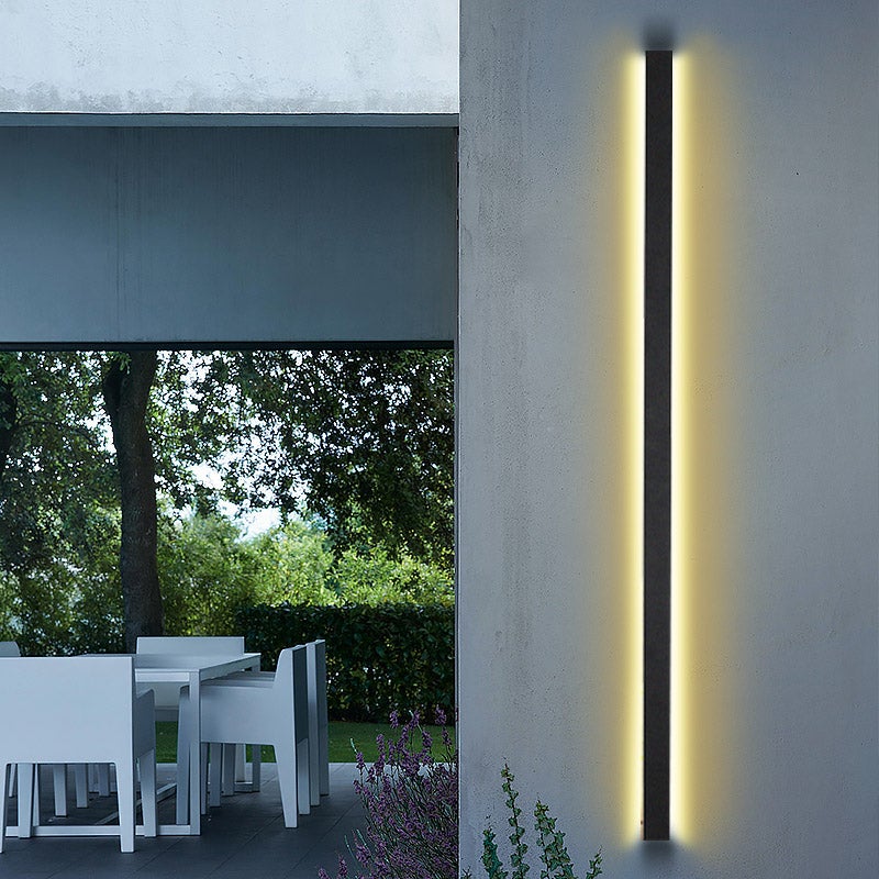 Emma Linear Modern Outdoor Wall Lights