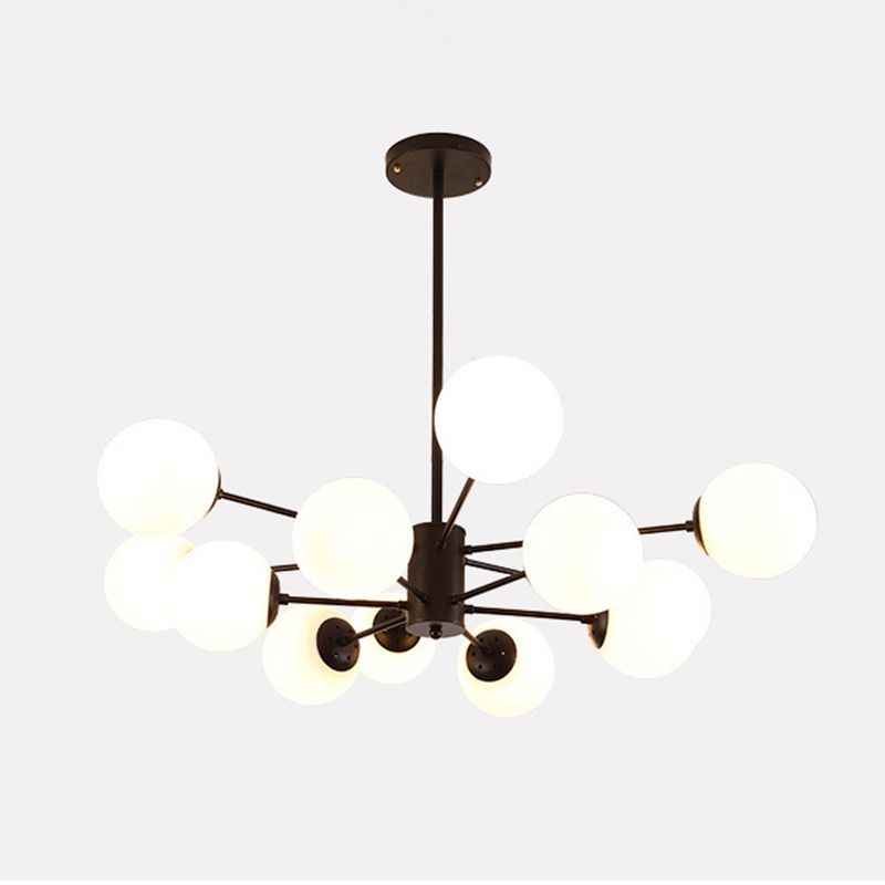 Valentina Designer Simple Nordic Pendant Light, Black/Gold - Neutral Decor