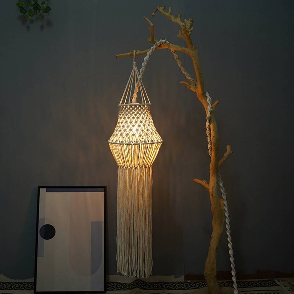Ritta Pendant Light, 7 Style, Cotton Rope - Neutral Decor