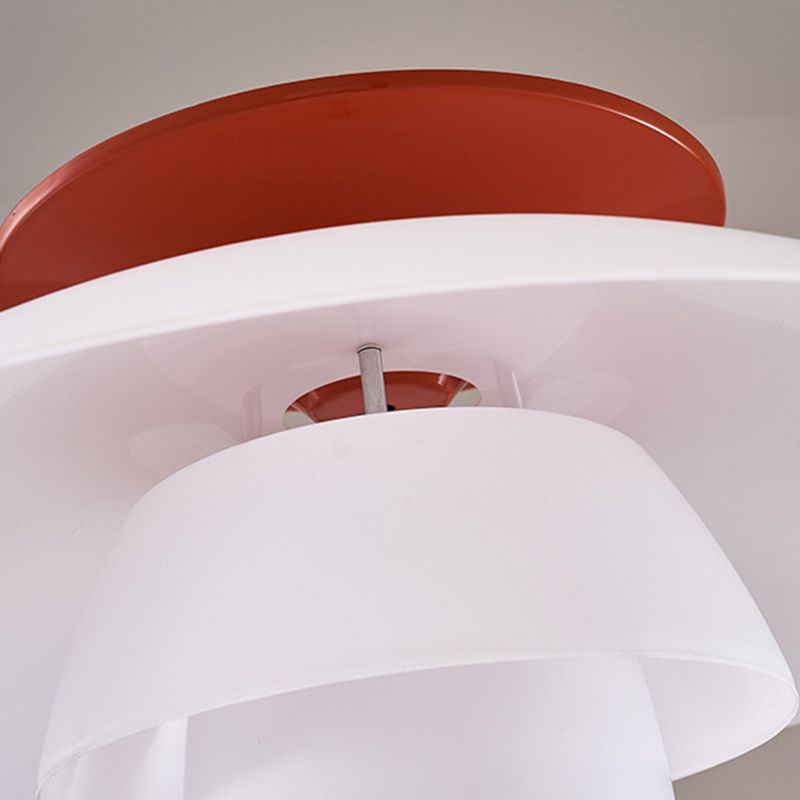 Salgado Modern Flying Saucer Metal Acrylic Floor Lamp - Neutral Decor