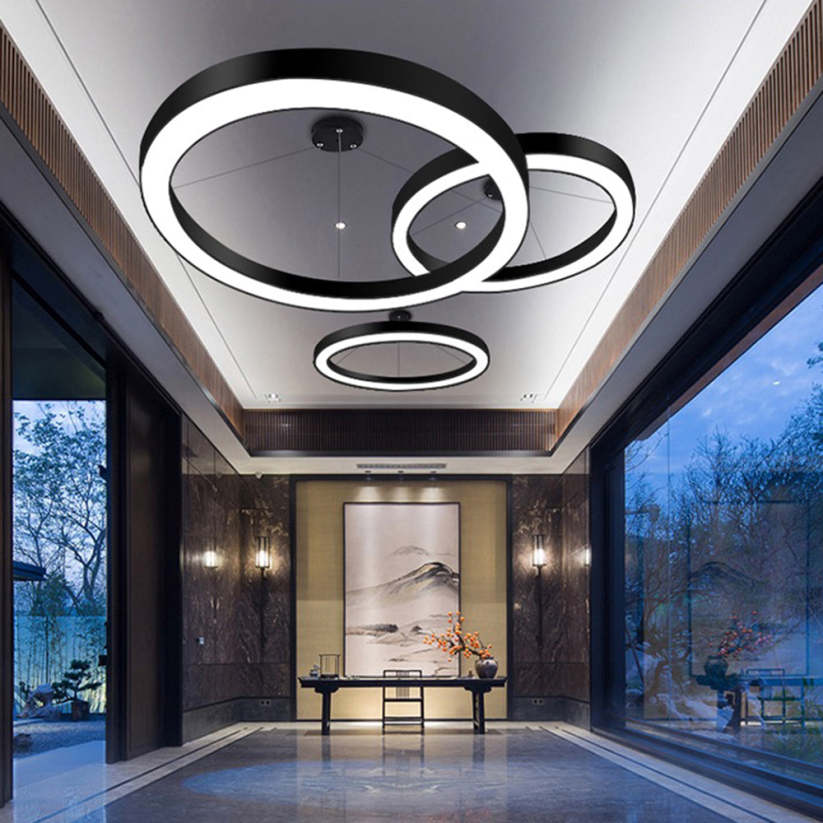 Arisha Minimalist Ring Pendant Light, Bedroom - Neutral Decor