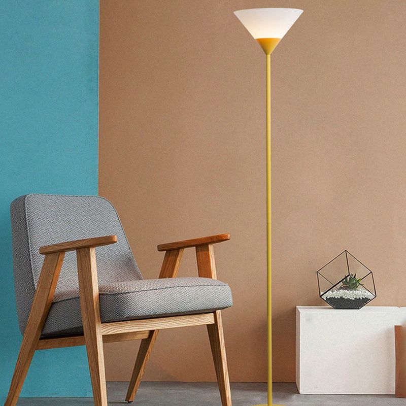 Morandi Modern Cup Floor Lamp, Multi Colors, Metal/Acrylic - Neutral Decor
