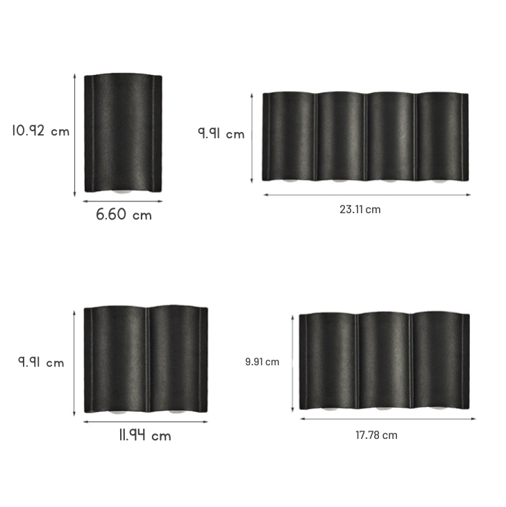 Ferris Creative Modern Outdoor Wall Washer Light