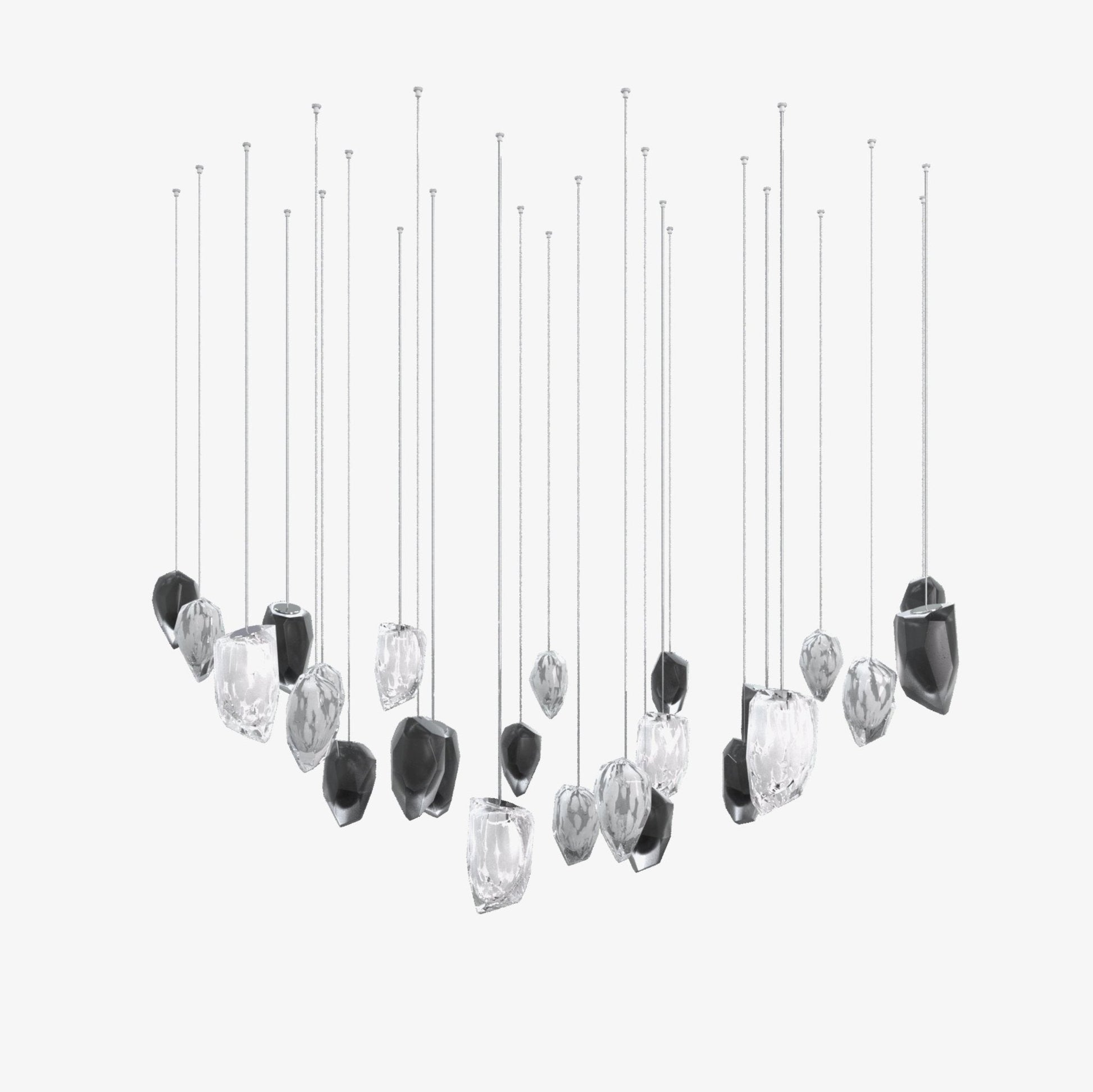 Glacier Customize Chandelier-Neutral Decor