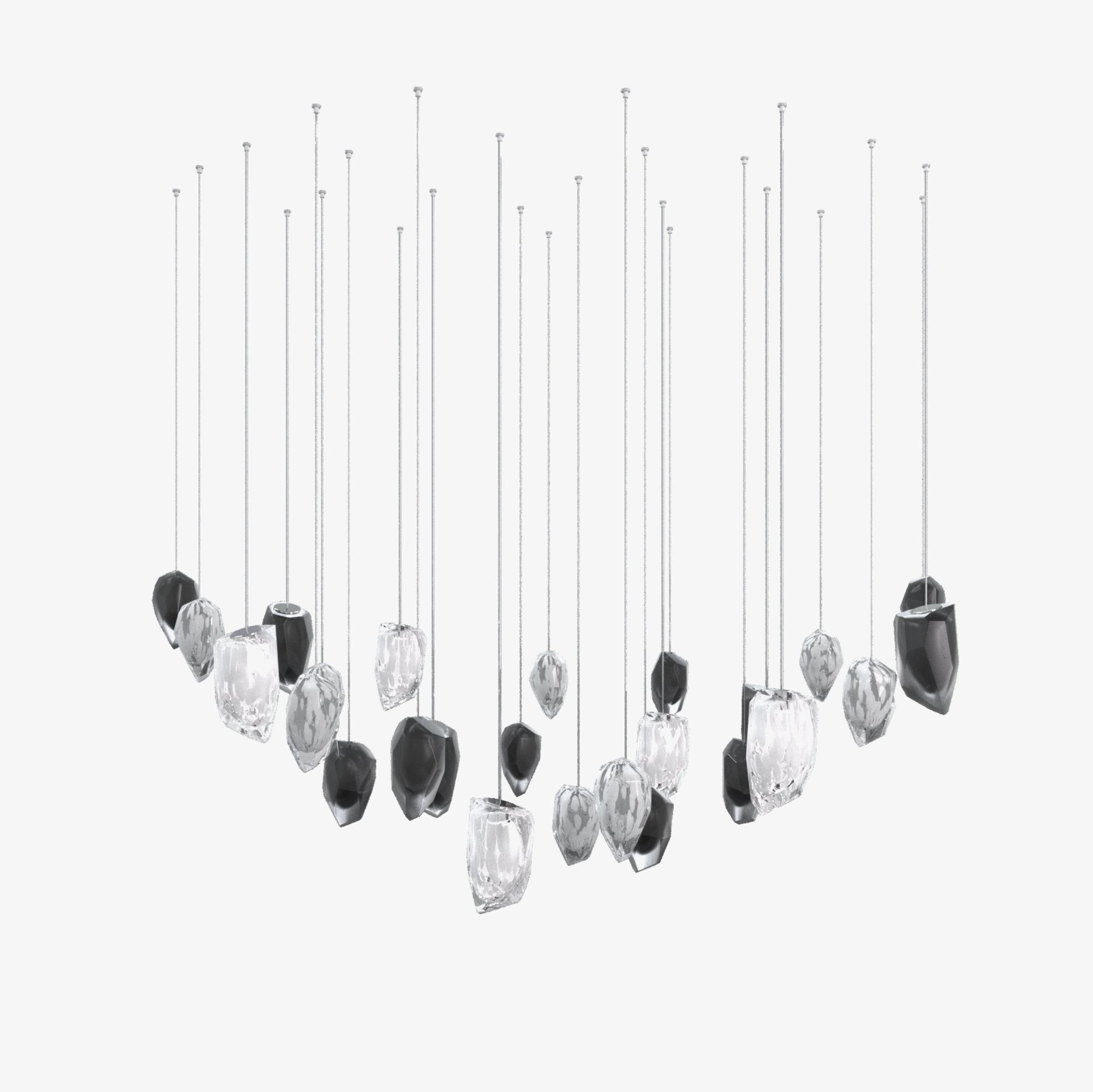Glacier Customize Chandelier-Neutral Decor