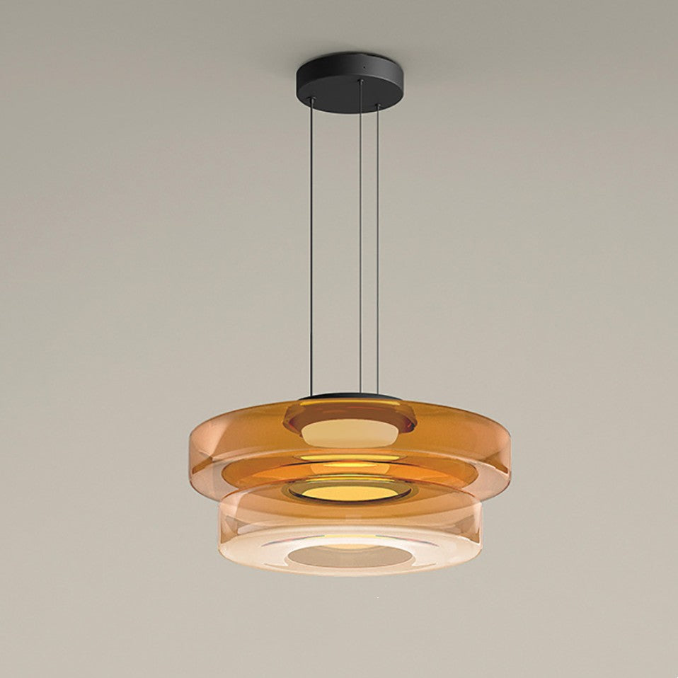 Jojo Glass Pendant Light Multi-tiered Structure - Neutral Decor
