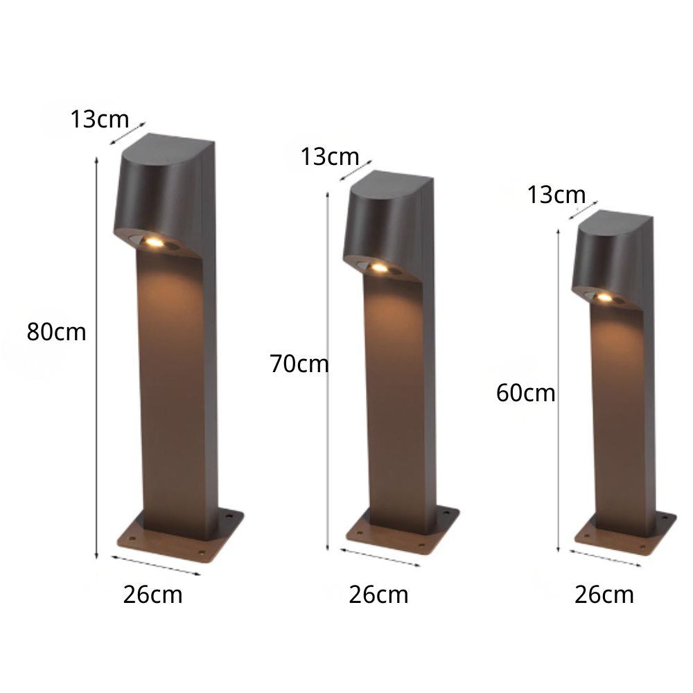 Bria Down-head Modern LED Outdoor Pathway Lights