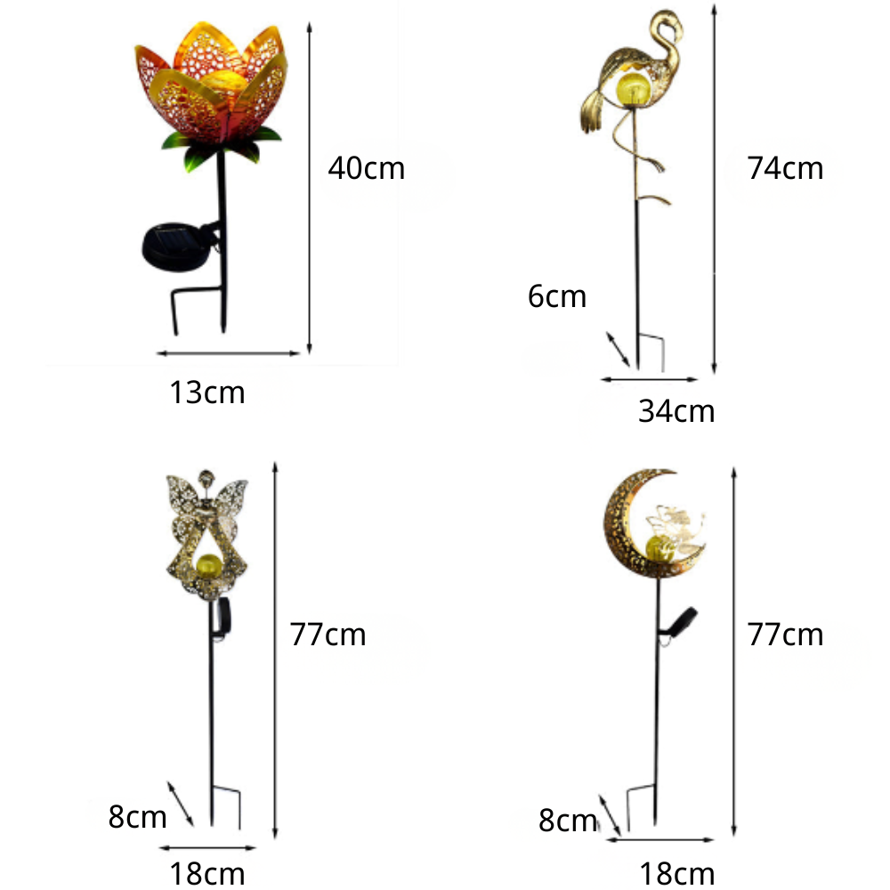 Edeline Mystical Moon Sun Flame Outdoor Light
