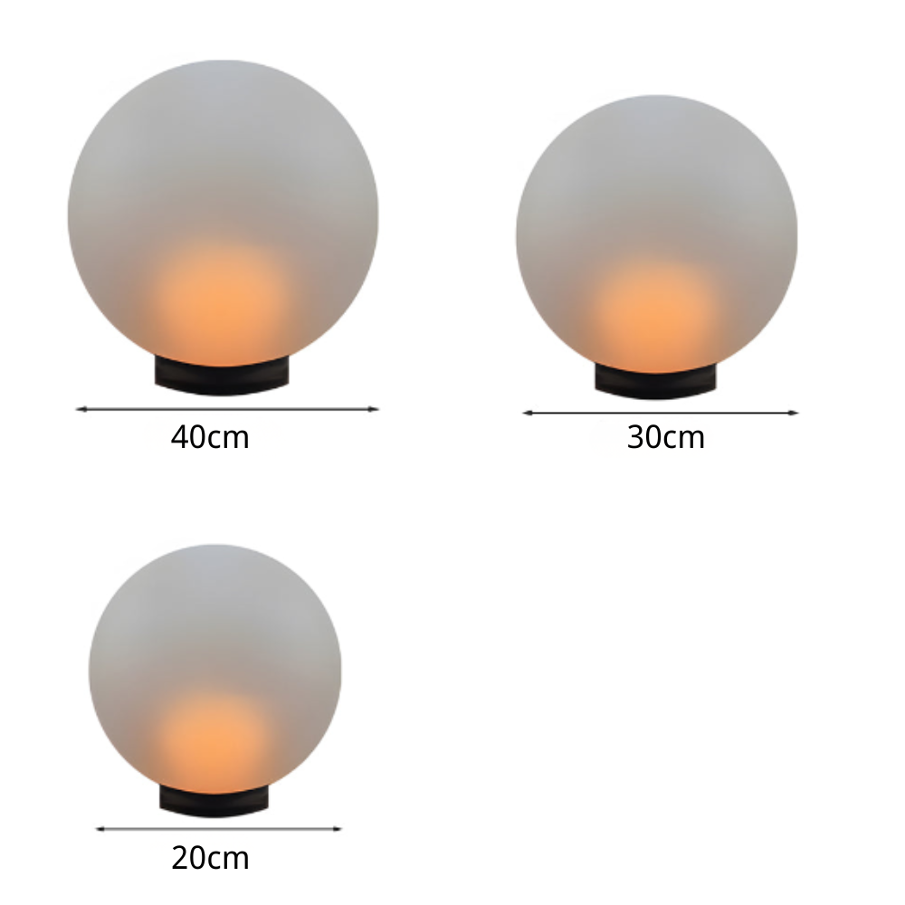 Edwin Moon Round Modern Outdoor Light