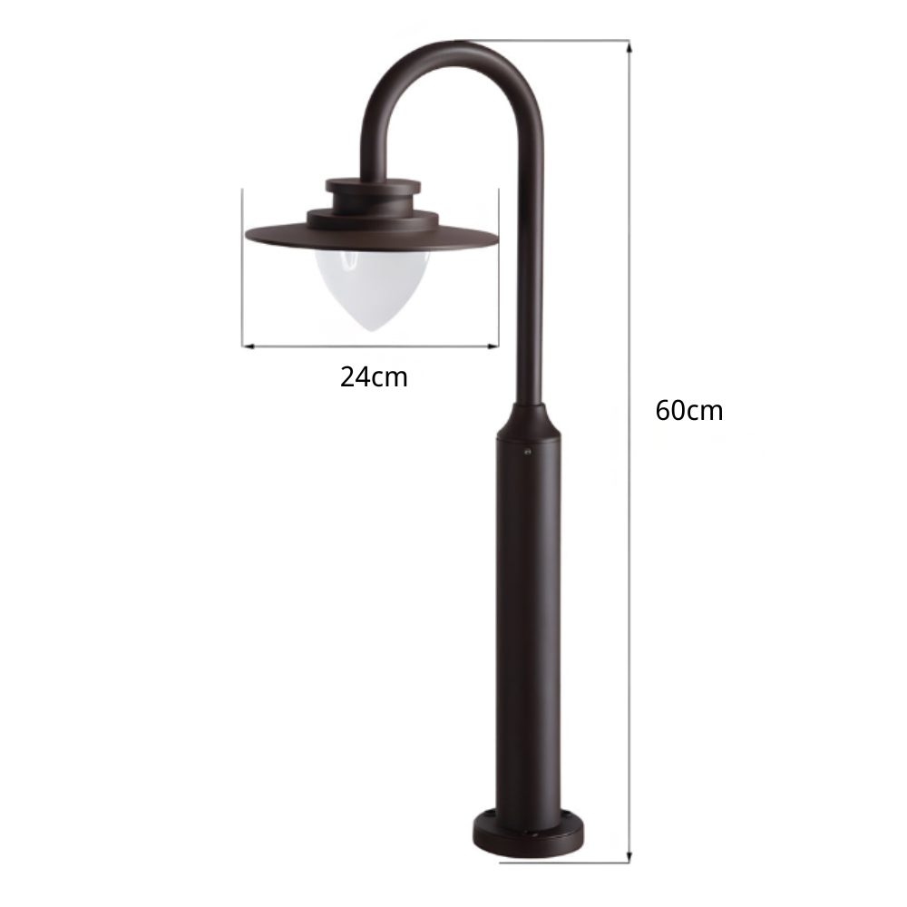 Vivian Minimalist Nordic Durable Outdoor Post Light