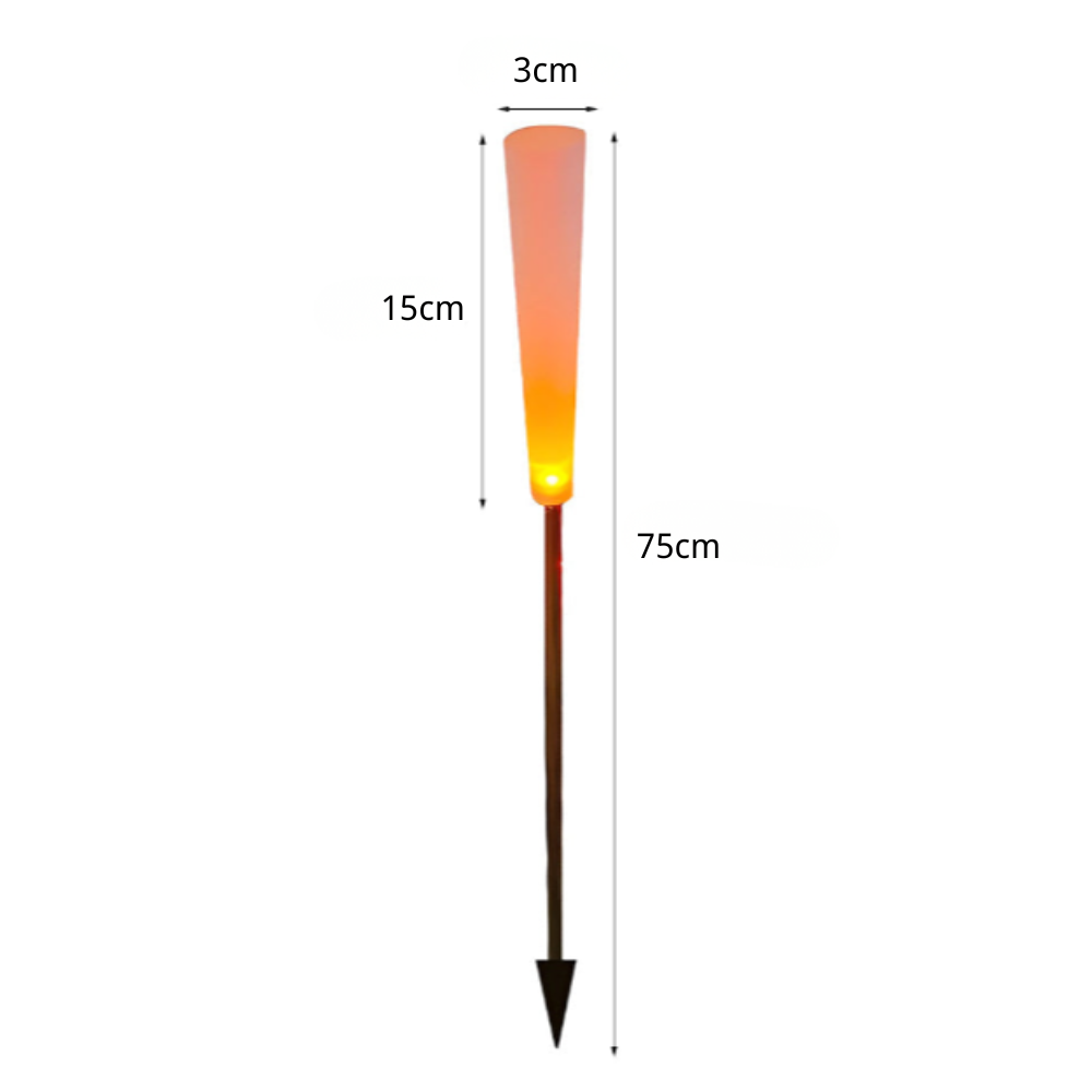 Agnea Reeds Frosted Stick Outdoor Lights