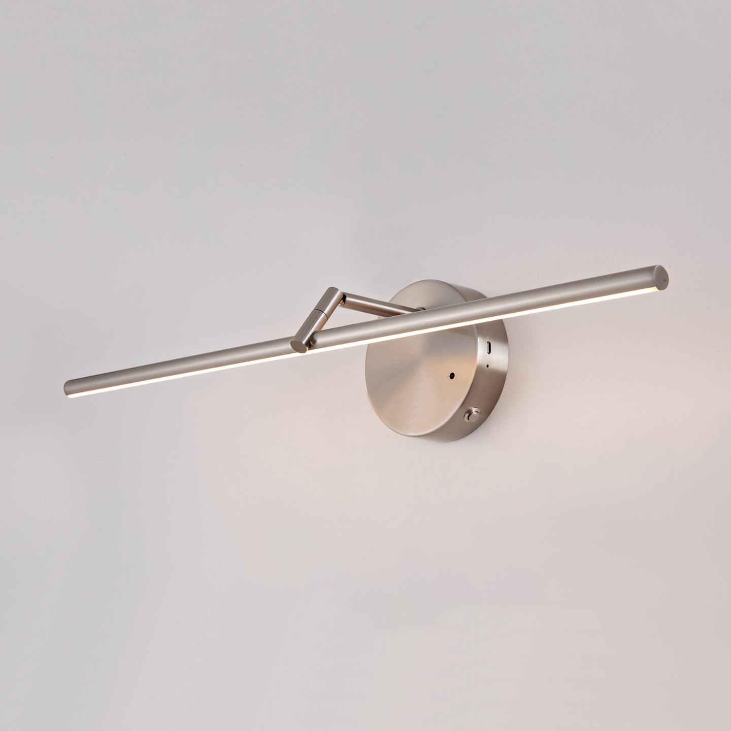 Suly Slim Gold Rechargeable Wall Light-Neutral Decor