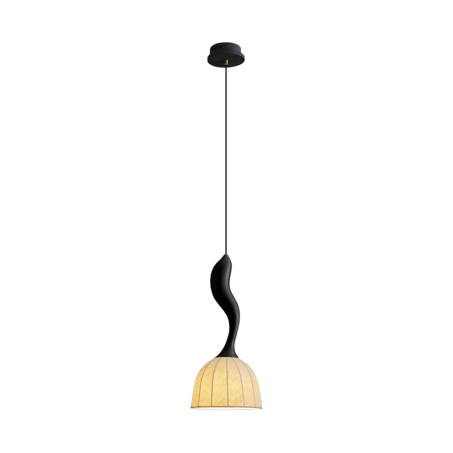 Colire Creativity Twisted Wood Pendant Light-Neutral Decor