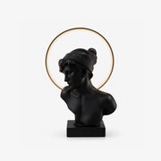 Halo Muse Sculptural Table Lamp-Neutral Decor
