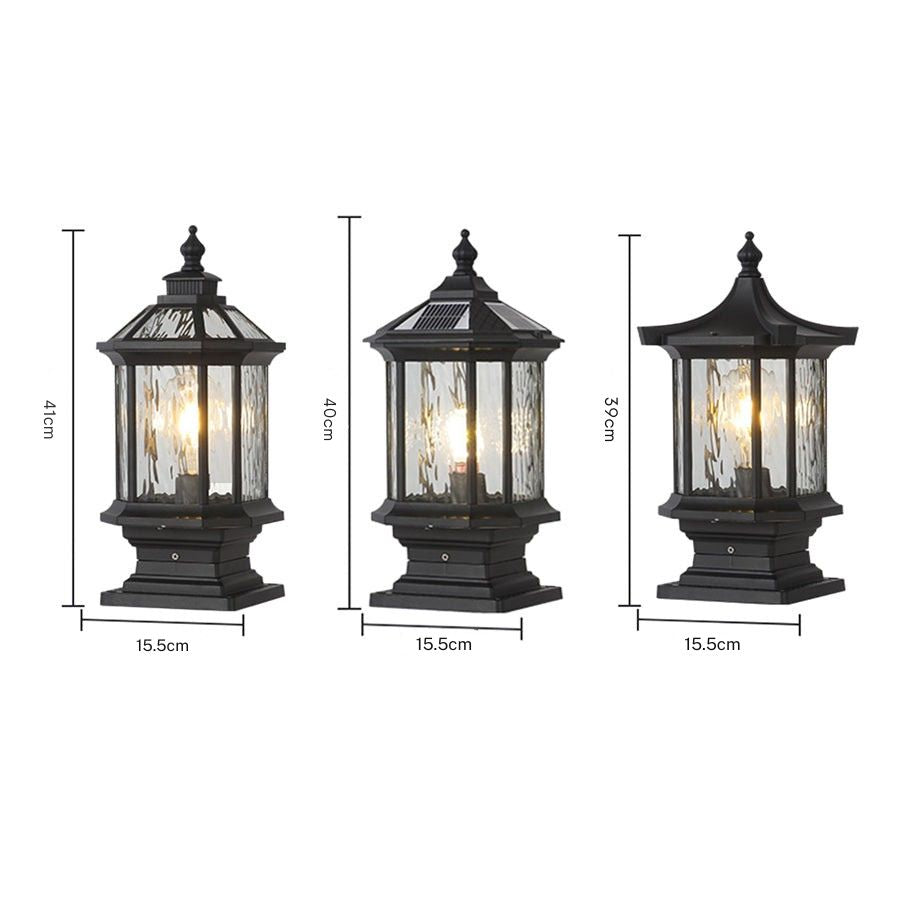 Trixi Vintage European-style Outdoor Pillar Lights