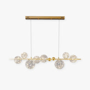 Valentina Art Deco Luminous Sphere Cluster Glass Pendant Light - Neutral Decor
