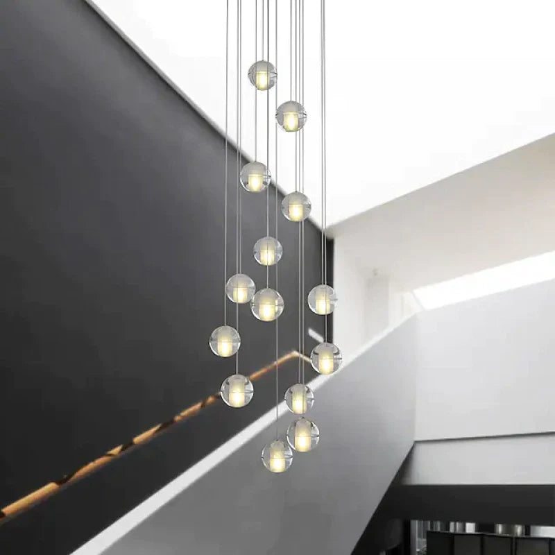 Valentina Modern Multi Clean Globe Pendant Light, Foyer - Neutral Decor