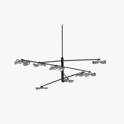 Arisha Modern Branch Metal Pendant Light, Clear/Multicolor - Neutral Decor