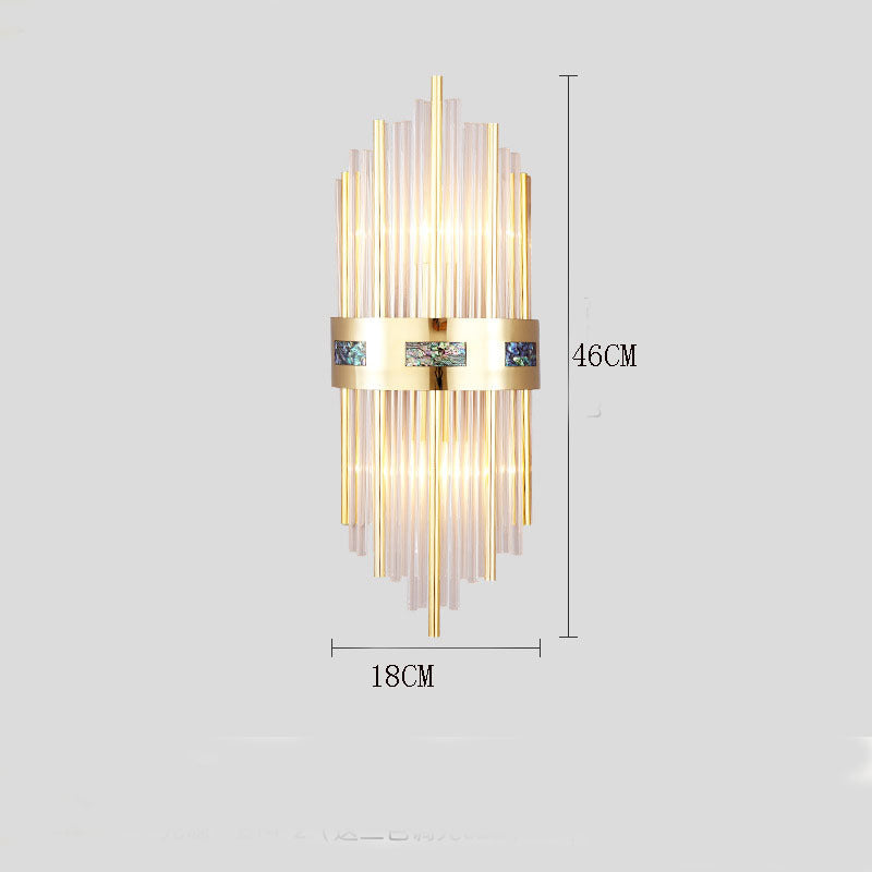 Kristy Crystal Wall Lamp Bedside Lamp, ∅18CM - Neutral Decor